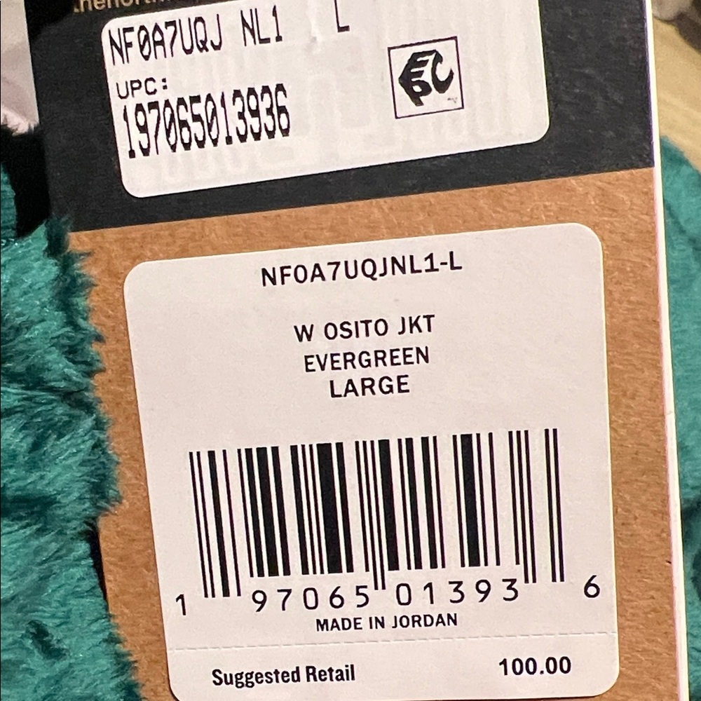 The North Face Teal Teddy Jacket - Picture 4 of 4